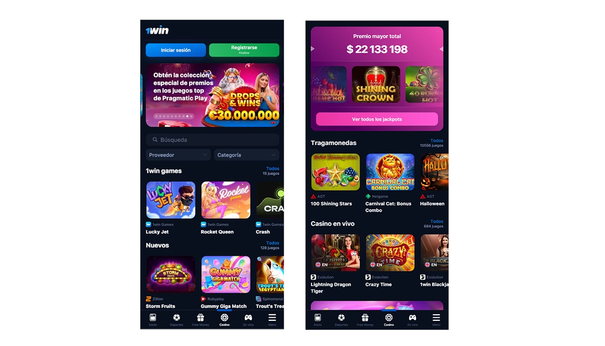 1Win App Casino